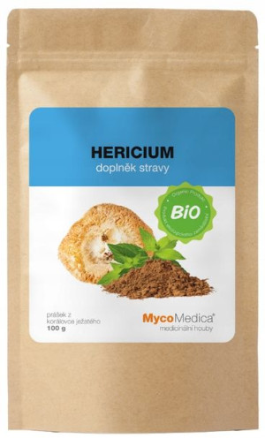 MycoMedica Hericium Soplówka Jeżowata proszek 100g