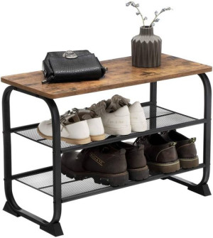 Ławka półka na buty do przedpokoju LOFT 67 cm
