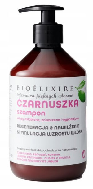 BIOELIXIRE Czarnuszka Szampon do Włosów 500ml