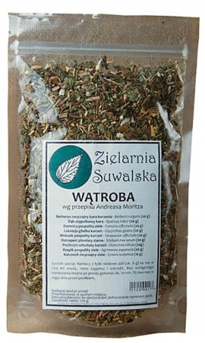 Zielarnia Suwalska Zioła 170g Wątroba wg Moritza