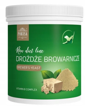 Pokusa Drożdże Browarnicze 250g dla Psa Kota