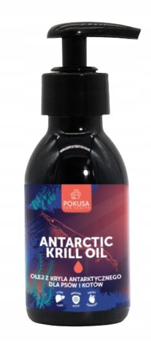 Pokusa Krill Oil Olej z Kryla dla Psa Kota 100ml