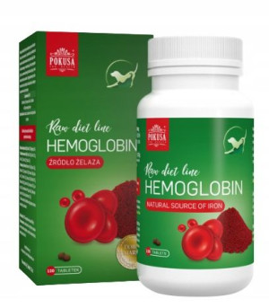 POKUSA Hemoglobina Naturalne ŻELAZO Anemia 120tabl