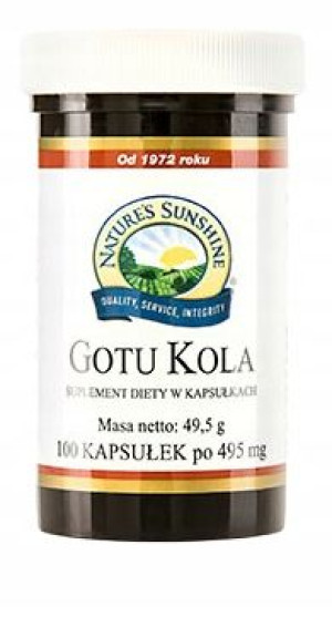 Nature’s Sunshine Gotu Kola Wąkrotka NSP 100kaps