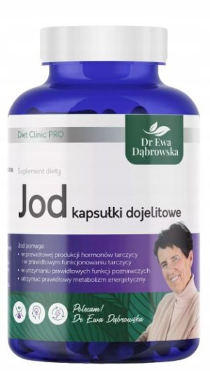 Dr Ewa Dąbrowska Jod Jodek Potasu 200µg 180kaps
