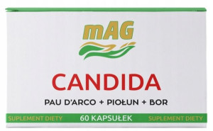 Candida mAG Pau D'arco Piołun Bor Drożdżaki 60kaps