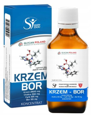 Glycan Krzem Organiczny z Borem 50ml Koncentrat