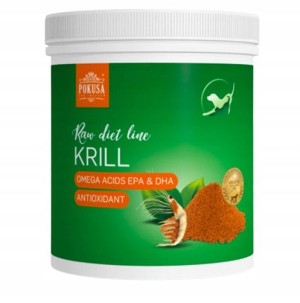 POKUSA Krill Omega DHA EPA Kryl Sproszkowany 700g