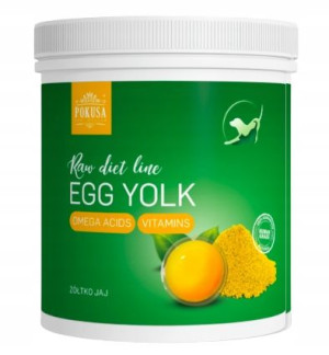 POKUSA EGG YOLK Raw Żółtko Jaja w Proszku 150g