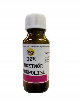 20% Roztwór propolisu PROPOLIS 20g PASIEKA BARĆ