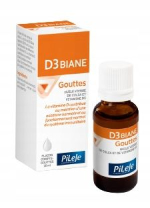 PiLeJe D3 BIANE Witamina D dla Dzieci krople 20ml