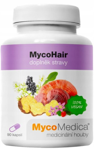 MycoMedica MycoHair na Wypadanie Włosów 90kapsułek