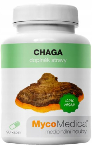 MycoMedica Chaga Czaga Żołądek Jelita Wrzody 90kap