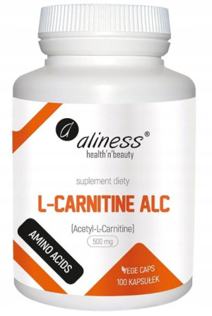 Aliness L-Carnityne Karnityna ALC 500mg 100kaps