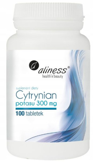 Aliness POTAS Cytrynian Potasu 100tabletek 300mg