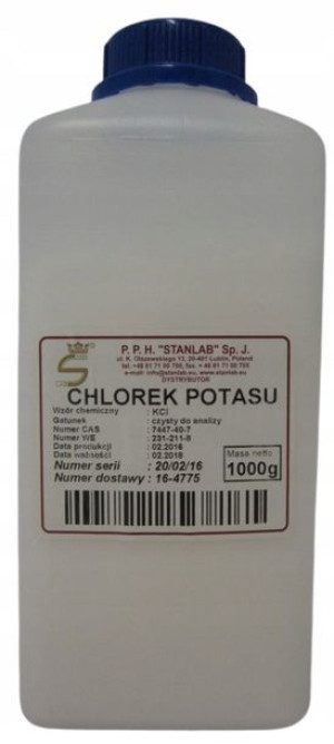 Stanlab Chlorek Potasu CZDA Potas KCl Czysty 1kg