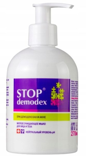 STOP Demodex Mydło do Twarzy i Ciała Trądzik 270ml