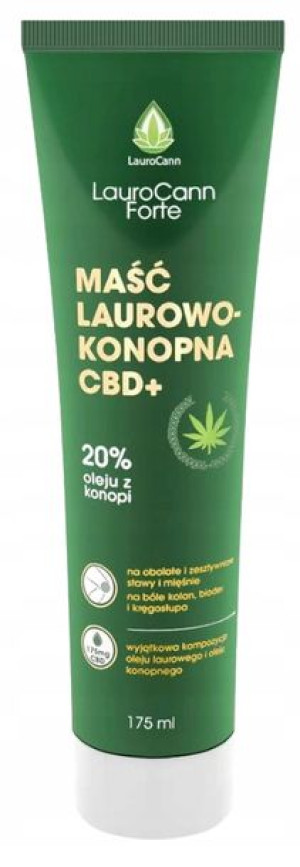 LauroCann Forte Maść Laurowa Konopna z CBD 175ml