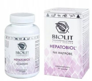 Biolit HEPATOBIOL 190kaps na Wątrobę Regeneracja