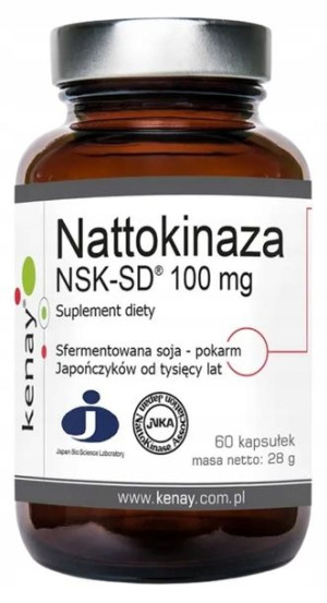 Kenay NATTOKINAZA 100mg na SERCE Zakrzepy 60kaps