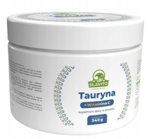 Slavito Tauryna Witamina C w Proszku 340g na Serce