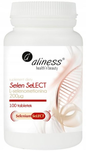 Aliness Selen Select L-selenometionina 200µg 100ta