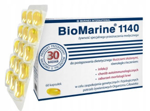 BioMarine 1140 Olej z Wątroby Rekina 60kapsułek