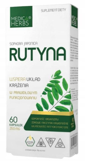 Medica Herbs Rutyna 350mg Sofora Japońska 60kaps