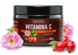Skoczylas Witamina C Dzika Róża proszek 300g