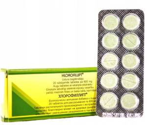 Chlorofillipt 800mg Chlorofil Tabletki 20tabletek