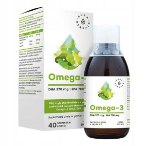 Aura Herbals Omega 3 Olej z ryb Atlantyckich 200ml