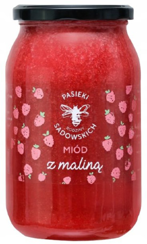 Miód Pasieki Sadowskich 1150g Malina Wielokwiatowy