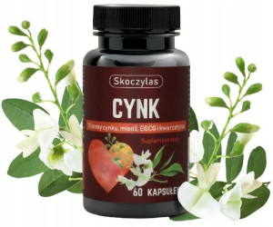 Skoczylas Cynk 3 formy Miedź EGCG Kwercetyna 60kap