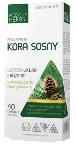 Medica Herbs Kora Sosny Nadmorskiej 40kaps 600mg