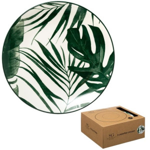 Komplet 6 talerzy do zupy Leafs 20 cm