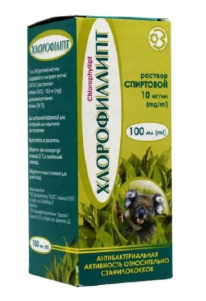 Chlorofilipt Naturalny Antybiotyk w płynie 100ml