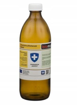 Biomus DMSO Dimetylosulfotlenek Czysty Szkło 500ml