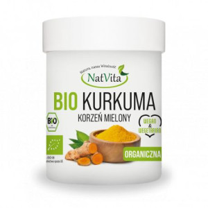 Kurkuma BIO korzeń mielony 100g NatVita