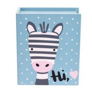 Skarbonka w kształcie książki Zebra