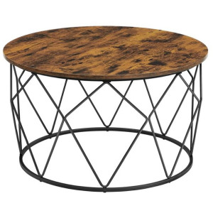 Stolik kawowy okrągły 80 cm modern LOFT