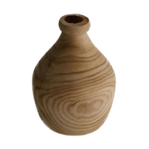 Wazon z drewna paulownia 12x19 cm