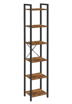 Regał słupek 6 poziomów rustykalny 187 cm LOFT