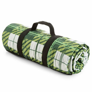 Mata piknikowa biały+zielony 145cmx130cm