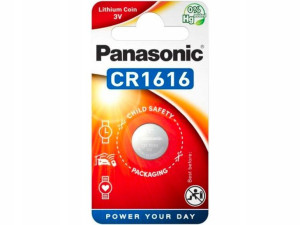 Bateria litowa PANASONIC CR1616 3V 55mAh 1 SZTUKA LITHIUM COIN