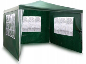 Pawilon ogrodowy 3 scianki 3 x 3m zielony