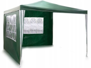Pawilon ogrodowy + 2 scianki 3 x 3m zielony