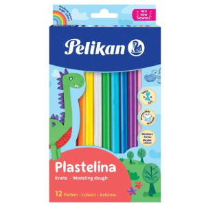 Plastelina Szkolna 12 Kolorów Pelikan