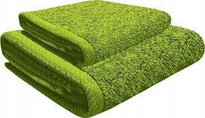 Zestaw Ręczników 2x400g 50x100, 70x140 Limonkowy