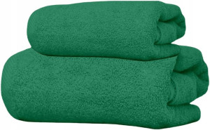 Zestaw Ręczników 2x500g 50x100 70x140 Zielony
