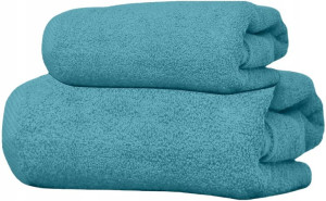 Zestaw Ręczników 2x500g 50x100 70x140 Turkus